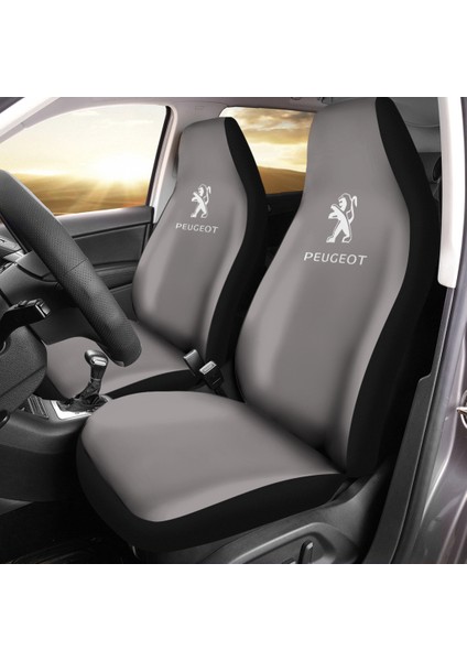 Peugeot Partner Araca Özel Oto Koltuk Kılıfı Pro - Gri ( Yeni Tasarım - Yeni Fit Kalıp )