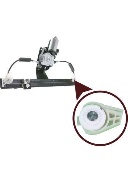 BWR1062 Fiat Doblo MK1 MPV Van 119 223 2001-2010 51718403 İçin Ön Sağ Cam Kriko Tamir Köşe Makarası 1 fiyatları