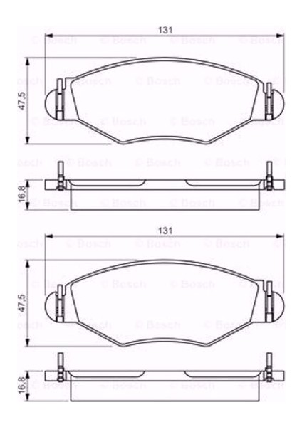 Peugeot 206 Hatchback 1.9 D 1998-2009 Ön Fren Balatası