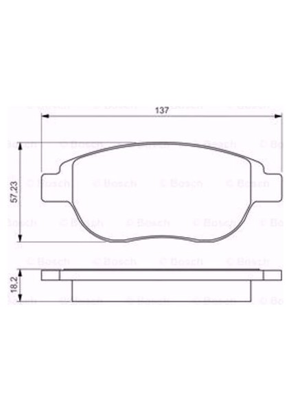 Peugeot 207 1.6 16V Turbo 2006-2013 Ön Fren Balatası fiyatları