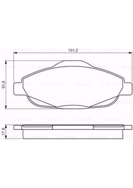 Peugeot 308 I 1.6 Hdı 2007-2014 Bosch Ön Fren Balatası