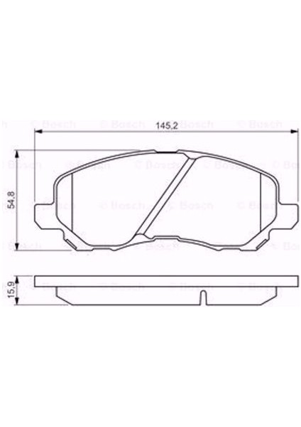 Peugeot 4008 1.8 Hdı Awc 2012-2020 Bosch Ön Fren Balatası