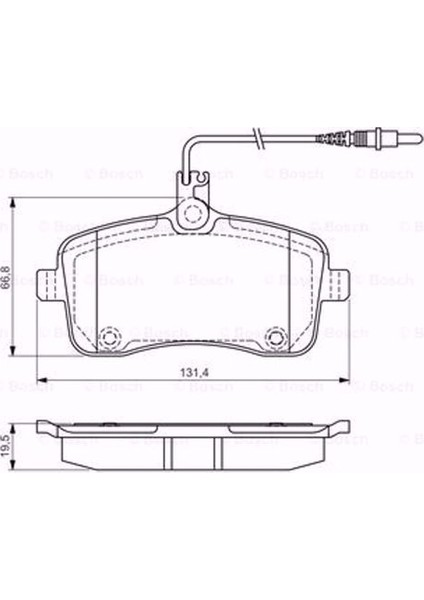 Peugeot 407 2.0 2004-2010 Bosch Ön Fren Balatası fiyatları