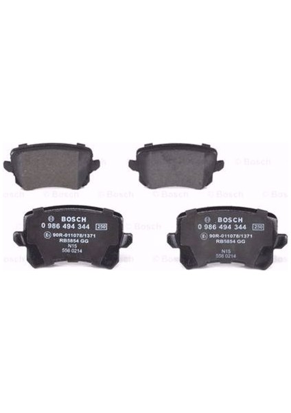 Vw Passat 1.4 Tsı 2010-2014 Bosch Arka Fren Balatası