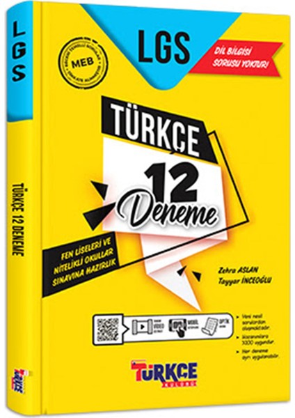 Türkçe Kulübü Lgs Türkçe 12 Deneme