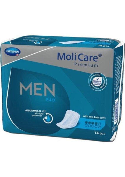 Molicare Premium Men Pad 4 Damla Erkek Mesane Pedi 14 Lü