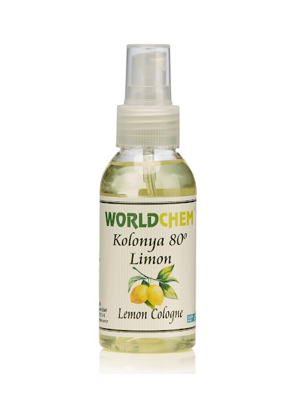 %80 Limon Kolonyası 100 ml (3 Adet)