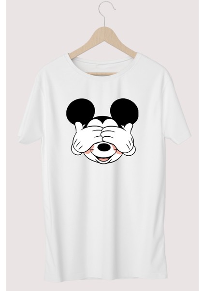 Mickey Baskılı Kadın T-Shirt