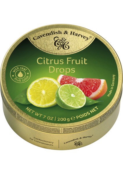 Cavendish & Harvey Limon & Greyfurt Aromalı Şeker 200 Gr