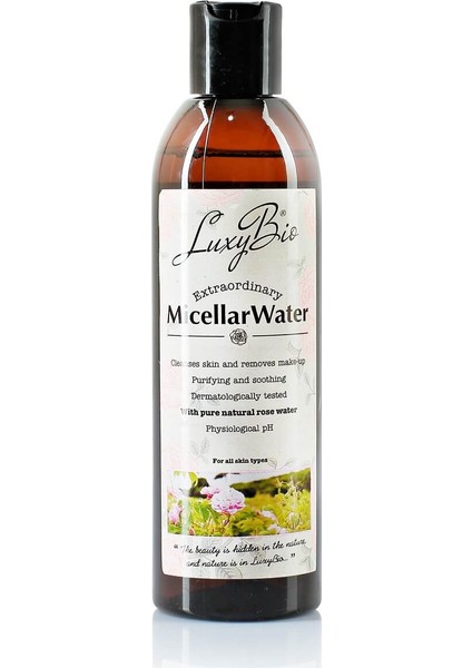 Doğal Gül Micellar Makyaj Temizleme Suyu 250 ml