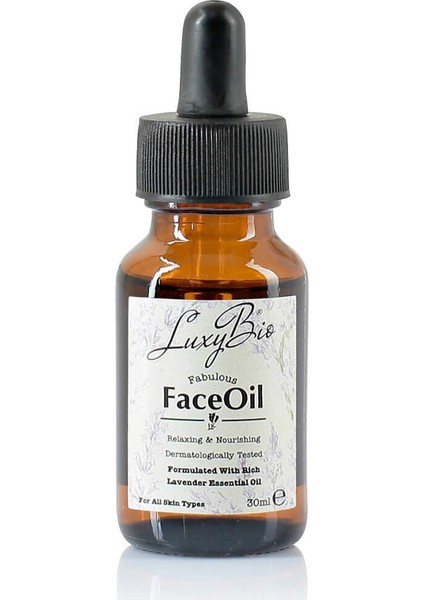 Saf Lavanta Yağı İçeren, Doğal Lavanta Yüz Bakım Yağı 30 ml fırsatları