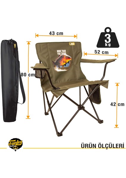 V2 Carp Lüks Kamp Sandalyesi XL fiyatları