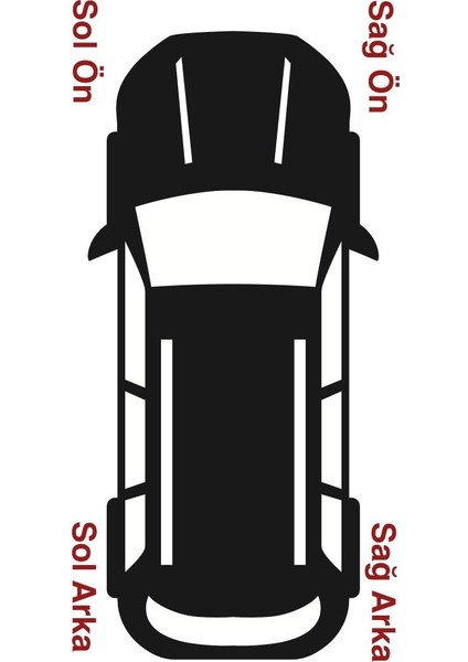 Alpha Auto Part Porsche Panamera Cayenne Macan Için Cam Açma Düğme 4 Adet Sol Kap