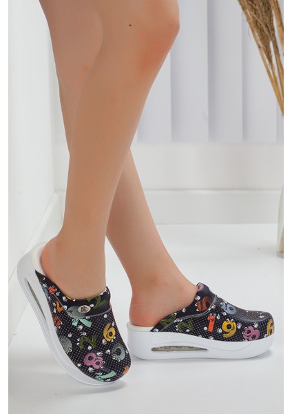 20TASARIMTERLIK Sayılar Temalı Airmax Sabo Terlik Hemşire Terliği Doktor Terliği Hastane Terliği Air Max Sabo Hemşire Sabo Terliği