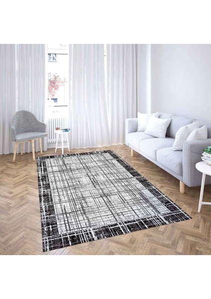 Geometrik Çizgiler Dijital Baskı Yıkanabilir Kaymaz Taban Vintage Salon Halısı ve Yolluk fiyatları
