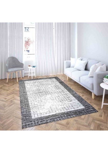 Geometrik Çizgiler Dijital Baskı Yıkanabilir Kaymaz Taban Vintage Salon Halısı ve Yolluk fiyatları