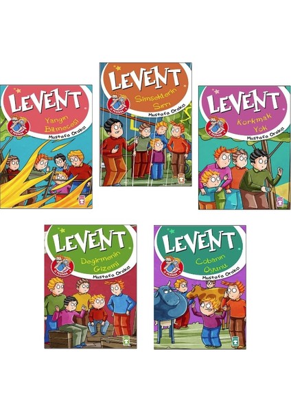 Levent Iz Peşinde 4 - 5 Kitap Set - Mustafa Orakçı
