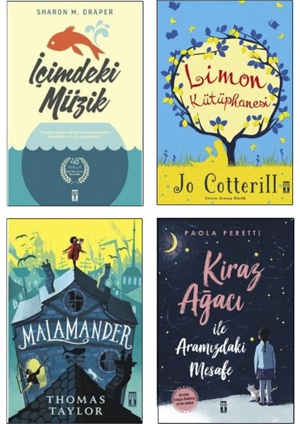 Kiraz Ağacı Ile Aramızdaki Mesafe, Limon Kütüphanesi, Malamander ve Içimdeki Müzik 4 Roman Set