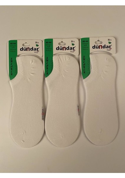 Erkek Sneaker Çorap Bambu Dikişsiz 3'lü