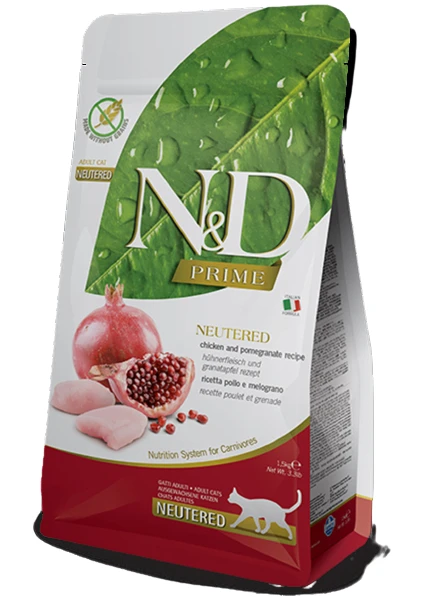 N&d Tahılsız Tavuklu Narlı Kısırlaştırılmış 1.5 kg Yetişkin Kuru Kedi Maması