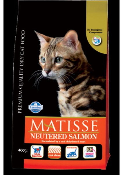Neutered Salmon Kısırlaştırılmış Somonlu 10 kg Yetişkin Kuru Kedi Maması