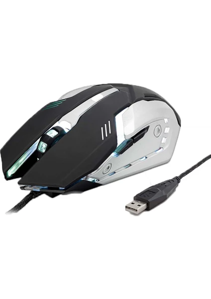 N101 Kablolu  USB Ledli Mouse