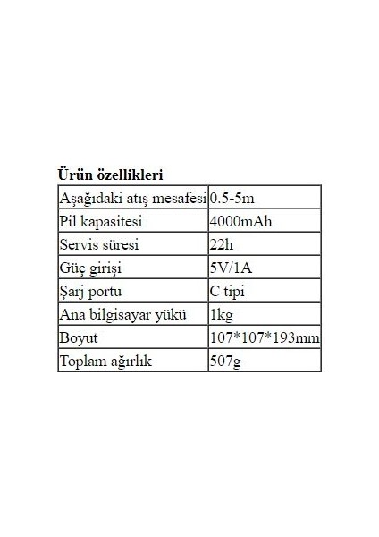 YN360G Pan Tilt Mobil Takip Cihazı (Siyah)