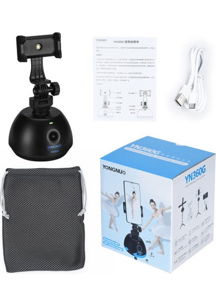 YN360G Pan Tilt Mobil Takip Cihazı (Siyah)