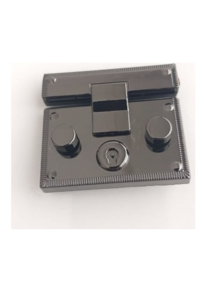 Füme Renk Vidalı Çanta Kilidi