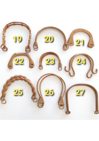 Bambu Görünümlü Plastik Çanta Sapı B13 fırsatları