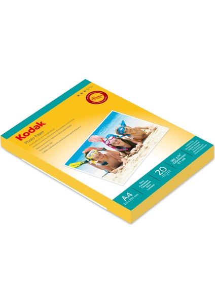 180 Gr/m2 20X30(A4)-20 Adet Parlak Fotoğraf Kağıdı CAT5740800
