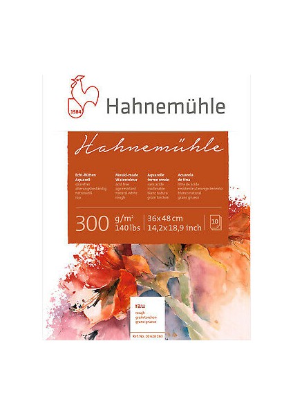 Aquarelle 300 gr 36 x 48 cm 10 Yaprak