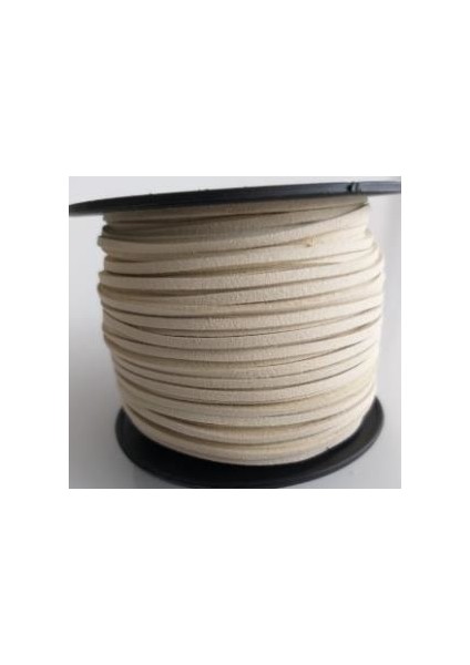 Nubuk Deri Ip Kırık Beyaz No:5