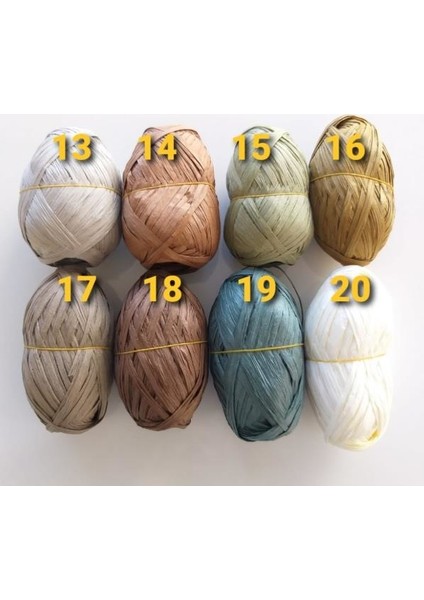 Angel Özel Sarım Rafya İpi Vizon Renkli 50 Gram Örgü Projeleri İçin Uygun fiyatları