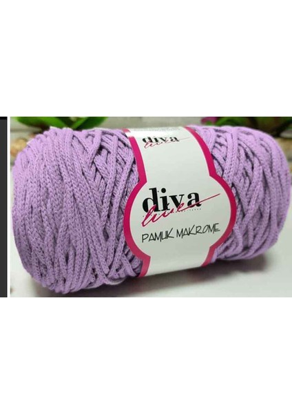 Diva Pamuk Makrome Lila (Kalın)