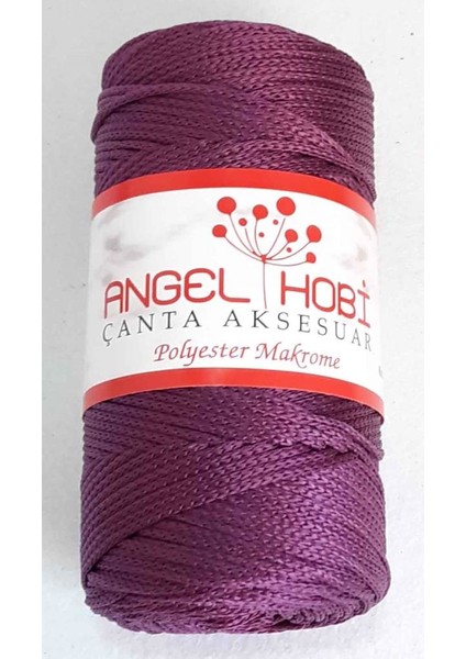 Mor Renk Polyester Makrome