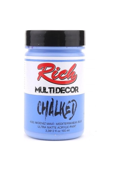 Multi Decor Chalked 100ML - Akdeniz Mavi 4552