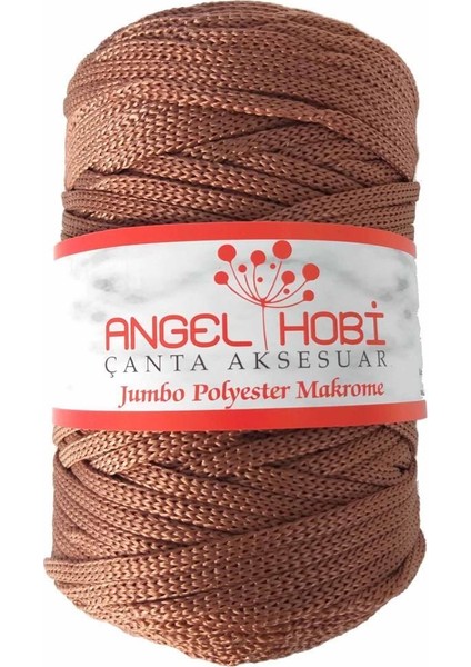 Taba Renk 5 mm Jumbo Polyester Makrome