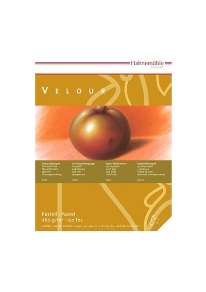 Velour Pastell - 260 gr - 36 x 48 cm - 10 Renk