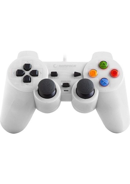 SG-302B Ps3/pc Beyaz USB 1.8m Joypad