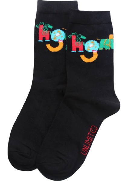 Hayal Gücü Merkezi Derneği Çocukarın Çizimlerinden 3lü Mavi Yeşil Siyah Kadın Soket Çorap Seti fırsatları