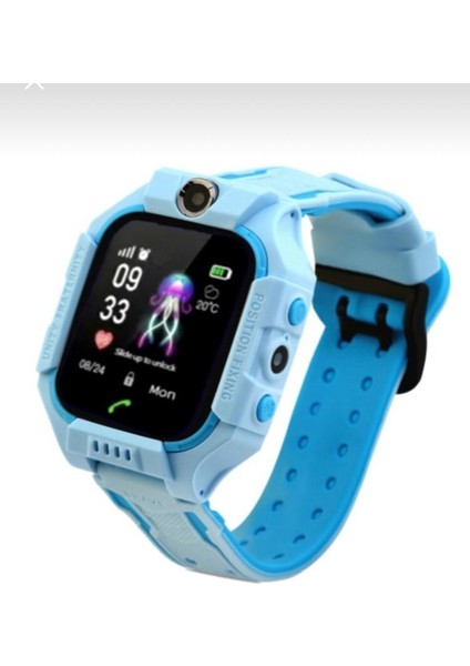 Q19-2021 Akıllı Çocuk Saati Turkuaz