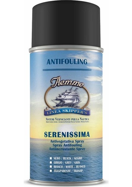Serenissima Spray Zehirli Boya (Pervane Zehirlisi) Siyah