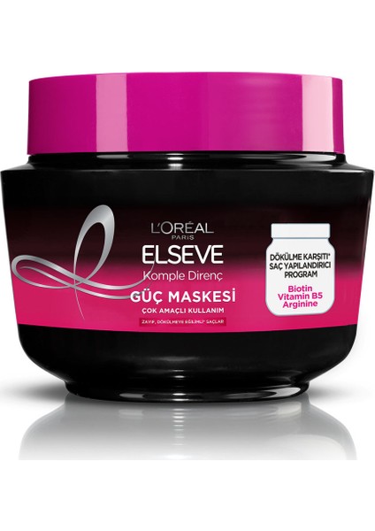 L'oréal Paris Elseve Komple Direnç Güç Maskesi 300 ml