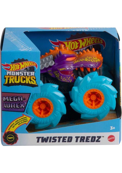 Hot Wheels Monster Trucks Çek Bırak Arabalar GVK37 - Mega Wrex Mor