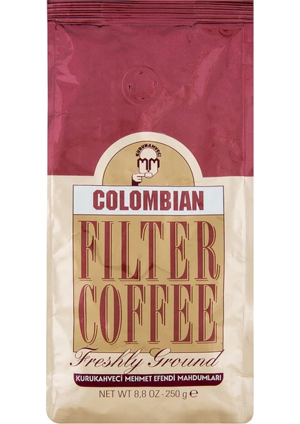 Kurukahveci Mehmet Efendi Colombian Filtre Kahve 250 gr