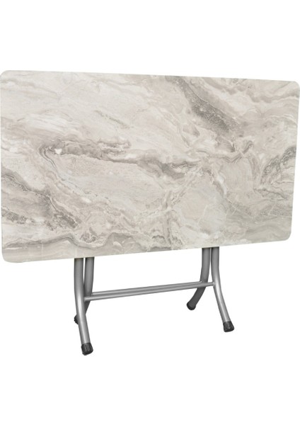 Mermer Desenli Katlanabilir Masa (70*120)