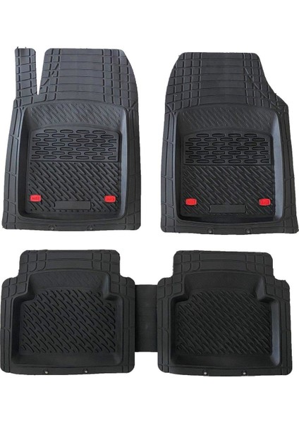 Teamcar Safir Fiat Punto Siyah Derin Havuzlu 3D Paspas