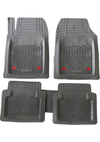 Teamcar Safir Hyundai Kona Gri Derin Havuzlu 3D Paspas