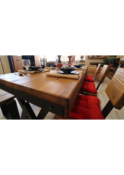Masif Ağaç Yemek Masası